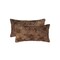 Edge Collections - 12-inch h x 20-inch w x 5-inch d - Brown - Cozy Lumbar Throw Pillows for Home Decor - 2 Pieces